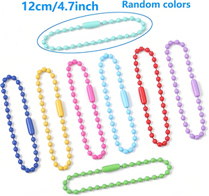 Gantungan Kunci Warna Permen, Rantai Manik-Manik, Konektor Rantai dalam Jumlah Besar untuk Kerajinan Gantung DIY, Aksesoris Gantungan Tas, Gantungan Kunci, Hiasan Tas - Product Image 2