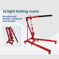 Mini-grue hydraulique multifonctionnelle pliable pour levage de moteurs et de voitures, de Hebei