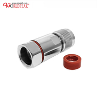 Connecteur RF UHF mâle à pince PL-259 pour câble coaxial corrugué super flexible FSJ4-50B 1/2 pouce Heliax