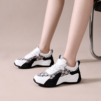 Chaussures basses décontractées pour hommes en maille et cuir synthétique, style OEM/ODM, fourniture directe d'usine sous marque privée
