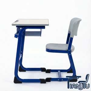 Mobiliario escolar moderno <span class=keywords><strong>Pupitres</strong></span> Escolares mesa y silla adecuada aula estudiante niños mesa de aprendizaje equipo escolar de Metal - Product Image 3