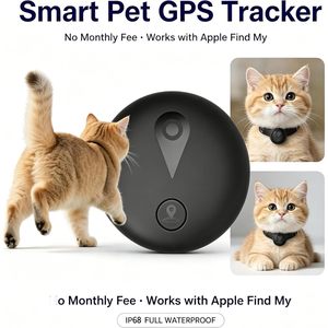 Fecisumkeji Traceur GPS pour chiens et chats, suivi en temps réel, application Bluetooth Ios, batterie d'un an, matériau plastique - Product Image 2