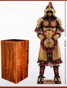 Daming Echo Ensemble complet d'armure chinoise à écailles de dragon, incluant casque, vêtements, accessoires de cinéma et de télévision, et kits de performance unisexes (gilet et short) ODM - Product Image 2