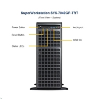 Supermicro 7049GP-TRT Dual LGA3647 DDR4 2200W 4U GPU SuperWorkstation SYS-7049GP-TRT Server Berkinerja Tinggi
