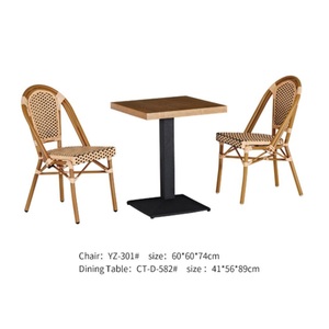 Sedia <span class=keywords><strong>da</strong></span> pranzo moderna in rattan PE fatta a mano, comoda per esterni, ideale per parchi, ville, giardini, bistrot e patio - Vendita all'ingrosso direttamente dalla fabbrica - Product Image 4