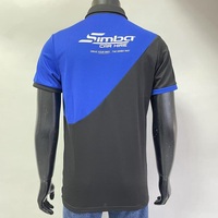 Seragam Pelayan Restoran Bar Kaos Manajer Eksekutif Pelayan Bar Polo dengan Sablon Sutra Poliester Kustom OEM