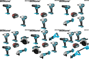 Wholesale <b>Cordless</b> Power Tool Set <b>Cordless</b> Drill Kit 12 Piece <b>Cordless</b> Multi-function Combination Kit - Product Image 5