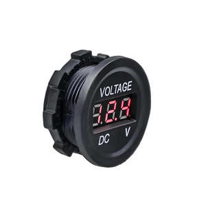 ตัวบ่งชี้ความจุแบตเตอรี่ DC 8V-100V ตะกั่วกรดลิเธียม LiFePO4 รถจักรยานยนต์โวลต์มิเตอร์เครื่องวัดแรงดันไฟฟ้า 12V 24V - Product Image 1