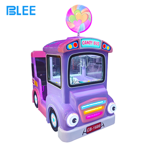 Parc d'attraction Jeu d'arcade à pièces Kid Ride Candy <span class=keywords><strong>Bus</strong></span> Gift Toy Machine 2 en 1 Swing Game and Crane Claw Game Machine - Product Image 1