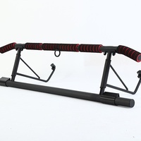Barre de traction pliable pour usage domestique, fixation murale sans perçage, type crochet, pour une ou deux barres, adaptée aux portes intérieures