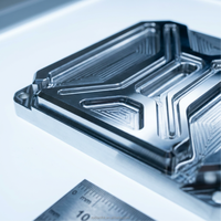 Piezas de Aluminio de Alta Pureza Mecanizadas por CNC de 5 Ejes para Equipos Industriales, Personalizadas OEM, Tamaños Personalizados, China