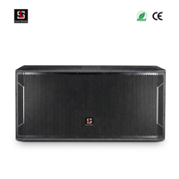 Système audio PA professionnel Lase Sound, caisson de basses de 18 pouces à double haut-parleur actif, 136 dB, 1600 W RMS, DSP allemand, FIR