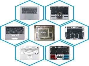 Utilisé pour <span class=keywords><strong>MacBook</strong></span> <span class=keywords><strong>Pro</strong></span> <span class=keywords><strong>13</strong></span> pouces A1989 C Cover Palmrest Top Case Topcase Clavier avec barre tactile Pavé tactile Gris / Argent Version Royaume-Uni - Product Image 5