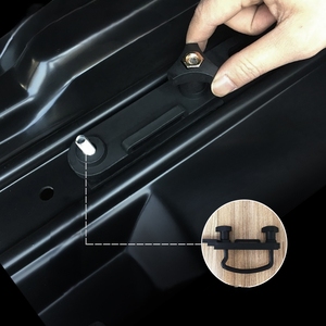 750L phụ kiện xe hơi bóng đen Auto Top Roof Hộp xe hộp đen giá tàu sân bay du lịch lưu trữ hộp - Product Image 6