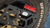 Support de plaque d'immatriculation arrière pour Jeep Wrangler JK JL 2007-2025, support de montage de roue de secours en alliage d'aluminium, directement de l'usine