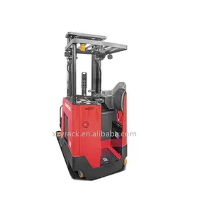 Electric Pallet Forklift Stand up Double Deep Reach Truck