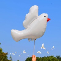 Ballon colombe de la paix blanc, accessoire photo pour événements sportifs, activités scolaires, maternelles, pique-niques en plein air et événements de célébrités d'Internet