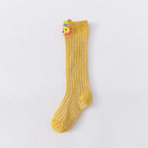 Calcetines de malla de verano para niñas, calcetines largos transpirables antimosquitos con dibujos animados para bebés, calcetines para recién nacidos, niños pequeños - Product Image 6