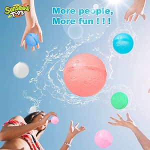 Sunseed Toys <span class=keywords><strong>Palloncini</strong></span> d'Acqua Magnetici in Silicone Riutilizzabili, Ricaricabili, a Riempimento Rapido, Autosigillanti, Sicuri, con Sacchetto a Rete Magnetico, Unisex, per le Vacanze - Product Image 5