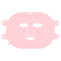 Masque facial en silicone LED pour spa à domicile avec 7 modes de luminothérapie