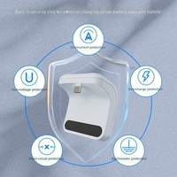 Batterie rechargeable pour manette sans fil PS5, en ABS, avec fonction d'extension de l'autonomie et chargeur externe à clip dorsal pour PS5