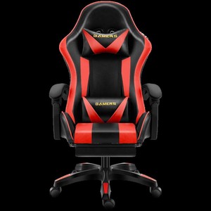 Gaming <b>Chair</b> D933 PU Leather Reclining Height Adjustable Swivel <b>Chair</b> For Home Office <b>Study</b> Room - Product Image 4