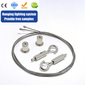 Crochet de <span class=keywords><strong>plafond</strong></span> en cuivre à prix d'usine, kit de <span class=keywords><strong>suspension</strong></span> réglable avec pince pour câble en acier pour panneaux acoustiques, éclairage et autres systèmes - Product Image 1