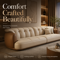 Canapé sectionnel moderne trois places en bois massif nordique personnalisable, écologique et durable, idéal pour centre commercial, hôtel, appartement, salon