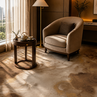 Tapis imprimé en nylon de luxe avec design 3D personnalisé, tapis pour chambre d'hôtel 5 étoiles