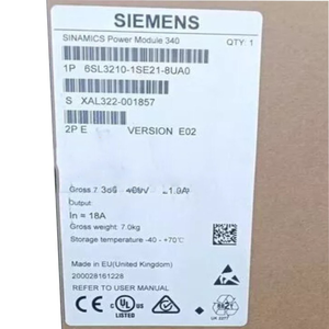 6SL32101SE218UA0 SINAMICS S120 PM340 3AC 380-480V 18A 7.5kW PLC โมดูลควบคุมการขับเคลื่อนแบบสามเฟส 380-480V 18A 7.5kW สำหรับ PLC - Product Image 4