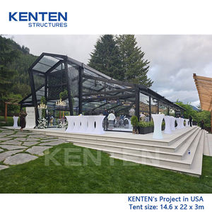 Structure d'événement personnalisée KENTEN pour 250, 300, 500 personnes, tentes de fête portables de grande taille <span class=keywords><strong>10</strong></span> x 30, transparentes et de qualité supérieure avec parois latérales, Guangzhou - Product Image 5