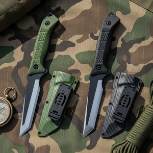 <b>Plastic</b> Handle Stainless Steel Blade <b>Pocket</b> Knife OEM/ODM Customizable HK SS253 Camping Survival Tool 200mm 3mm - Product Image 6