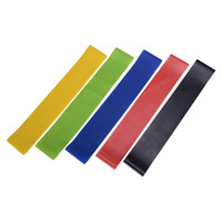 Juego de bandas de resistencia con logotipo personalizado de fábrica HUAYI/bandas elásticas de látex para gimnasio/bandas de ejercicio de potencia de Fitness