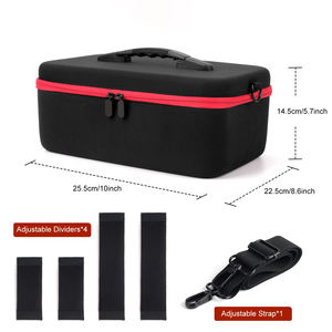 Estuche de primeros auxilios de carcasa dura de gran capacidad con logotipo personalizado ODM, organizador de botellas de pastillas, caja organizadora vacía para el hogar, la Oficina y la escuela - Product Image 2