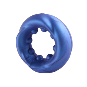 Flüssig-Silikon Gepunkteter O-Ring Turbinen-Stretch Penisring zur Verzögerung der Ejakulation Erotisches Sexspielzeug für Erwachsene Männer Vergnügen - Product Image 1