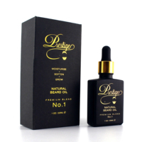 Emballage cosmétique Sérum Essence Barbe Huile 15ml 30ml 50ml 100ml carré Rectangle Plat Verre Teinture Flacons compte-gouttes avec Pipette