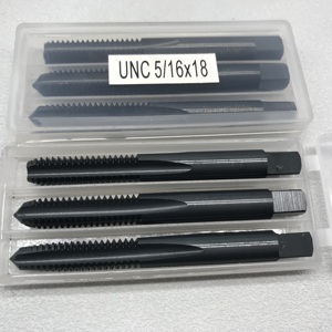 Jeu de 3 tarauds à main UNC 5/16*18 HSS M2 HSSE pour filetage - Product Image 1