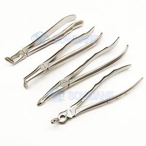 Frammento di radice Forcep dentale impianto di estrazione del dente Forcep denti del giudizio dentale pinza strumento chirurgico dentale strumento - Product Image 3