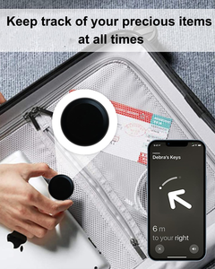 TITUO IP68 custodia impermeabile PC con adesivo potente supporto adesivo per Airtag Bike Finder confezionato <span class=keywords><strong>in</strong></span> OPP Bag - Product Image 4