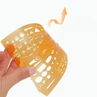 Règle en plastique translucide pour le dessin architectural, avec conception créative et design raffiné R58