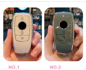 Nuova moda per auto portachiavi smart control 4 pulsante Mercedes Benz TPU per auto portachiavi custodia chiave per Mercedes - Product Image 2