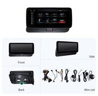 Autoradio Android 13 RoadNavi avec Carplay sans fil, GPS, lecteur multimédia pour Audi Q5 2009-2016