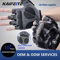 Guantes Deportivos Personalizados de Fábrica, Guantes de Gimnasio y Fitness de Medio Dedo, Transpirables, con Acolchado Antideslizante en la Palma, Muñequera Ajustable, Venta al Por Mayor OEM