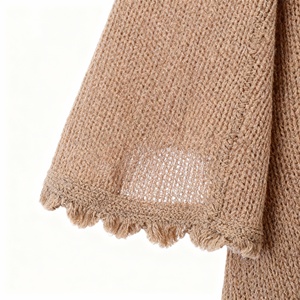 ชุดอาบายะผ้าฝ้ายคุณภาพสูง ดีไซน์ใหม่ สไตล์เรียบง่าย สีพื้น ตัดต่อสี สำหรับสตรีชาวมุสลิม สวมใส่ได้ทุกวัน - Product Image 2