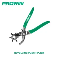 PROWIN perforateur de ceinture en cuir de haute qualité avec outil de taille de 6 trous pour perforateur de trou à main de ceinture en cuir rotatif