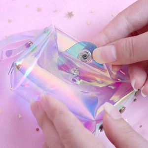 Monedero Transparente de PVC Láser para Mujer, Impermeable, a la Moda, para Monedas - Product Image 3