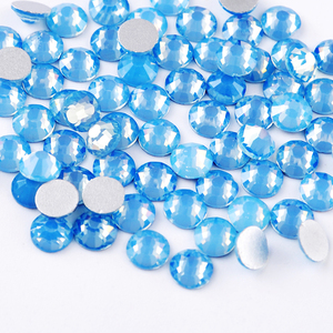 Strass à dos plat en aluminium pour robes, cristal ab, sans correcteurs, à dos plat, ss6-ss30 - Product Image 2