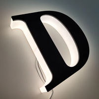 Panneaux lumineux LED rétroéclairés DakeSign OEM ODM pour cafés, salons, conception gratuite, publicité, éclairage directionnel, décoration