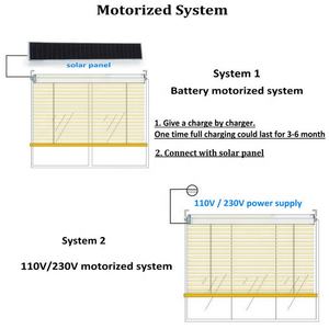 Tende <span class=keywords><strong>a</strong></span> nido d'ape motorizzate <span class=keywords><strong>a</strong></span> <span class=keywords><strong>batteria</strong></span> elettrica da 38mm in basso verso l'alto - Product Image 5