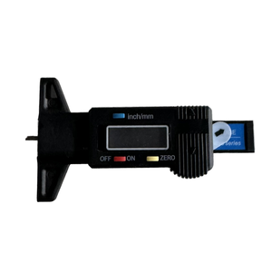 เกจวัดล้อยางดิจิตอล LCD เครื่องวัดความลึกของเครื่องมือ<span class=keywords><strong>ไฟฟ้า</strong></span>พร้อม<span class=keywords><strong>พลาสติก</strong></span>หลัก - Product Image 1